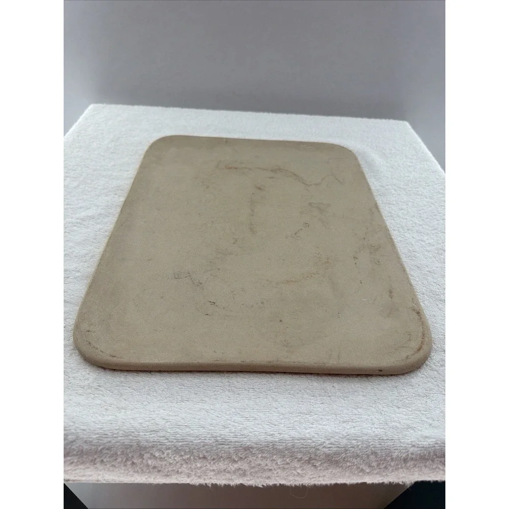 Pampered Chef Stoneware Cookie Sheet Baking Pizza Stone Pan Rectangle 15